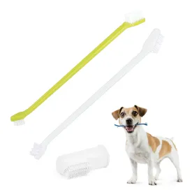 10Pk Dog Cat Dental Toothbrush Dual End Oral Care Canine Tooth Brush Hygiene Pet