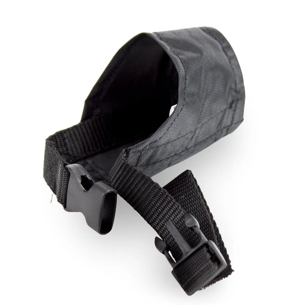 2 Medium Pet Dog Mouth Muzzle Grooming Mask Nylon No Bark Bite Chewing Adjust