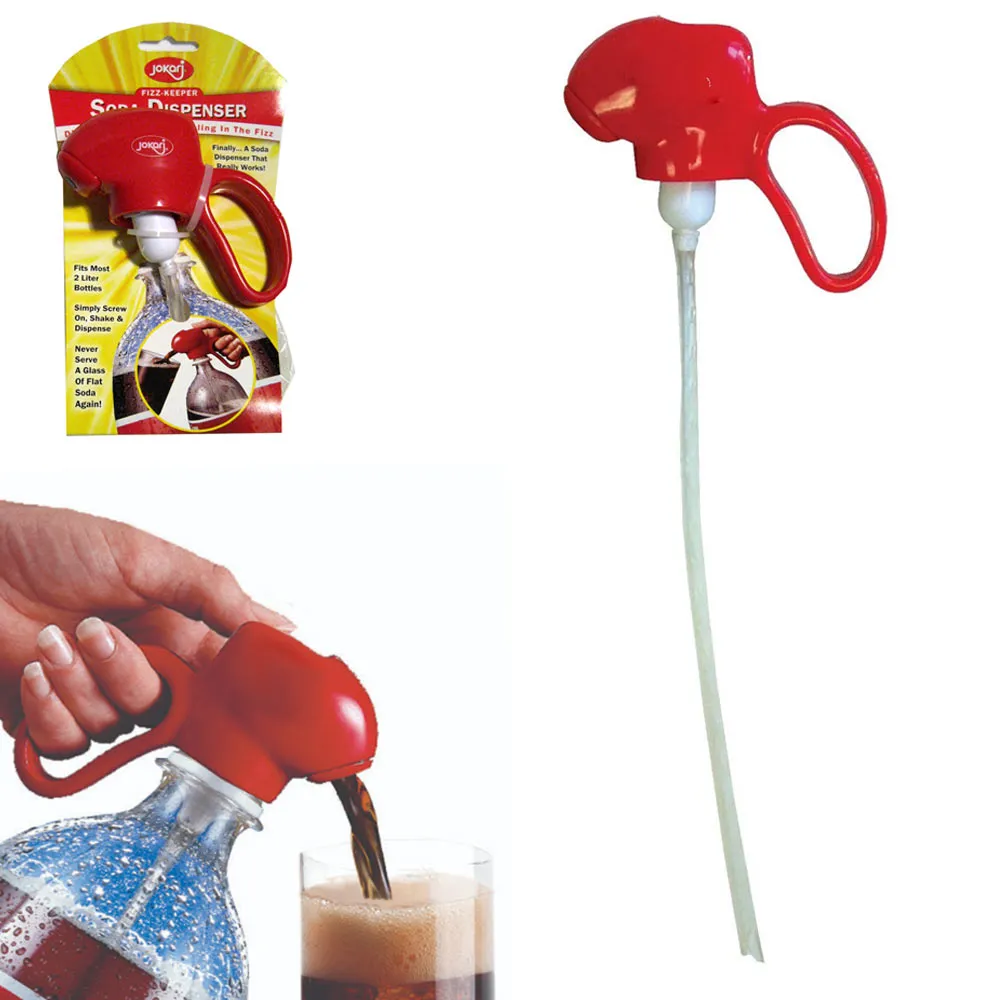 2 Pack Soda Dispenser Fizz Saver Cap 2 Liter Bubble Keeper Fountain Machine Coke