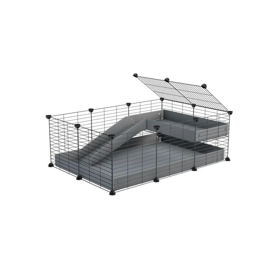 3x2 C&C Cage with Loft & Ramp