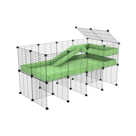 4x2 C&C Cage with Loft, Ramp & Stand