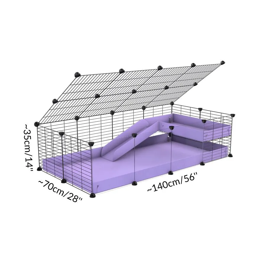 4x2 Clear C&C Cage with Loft & Ramp