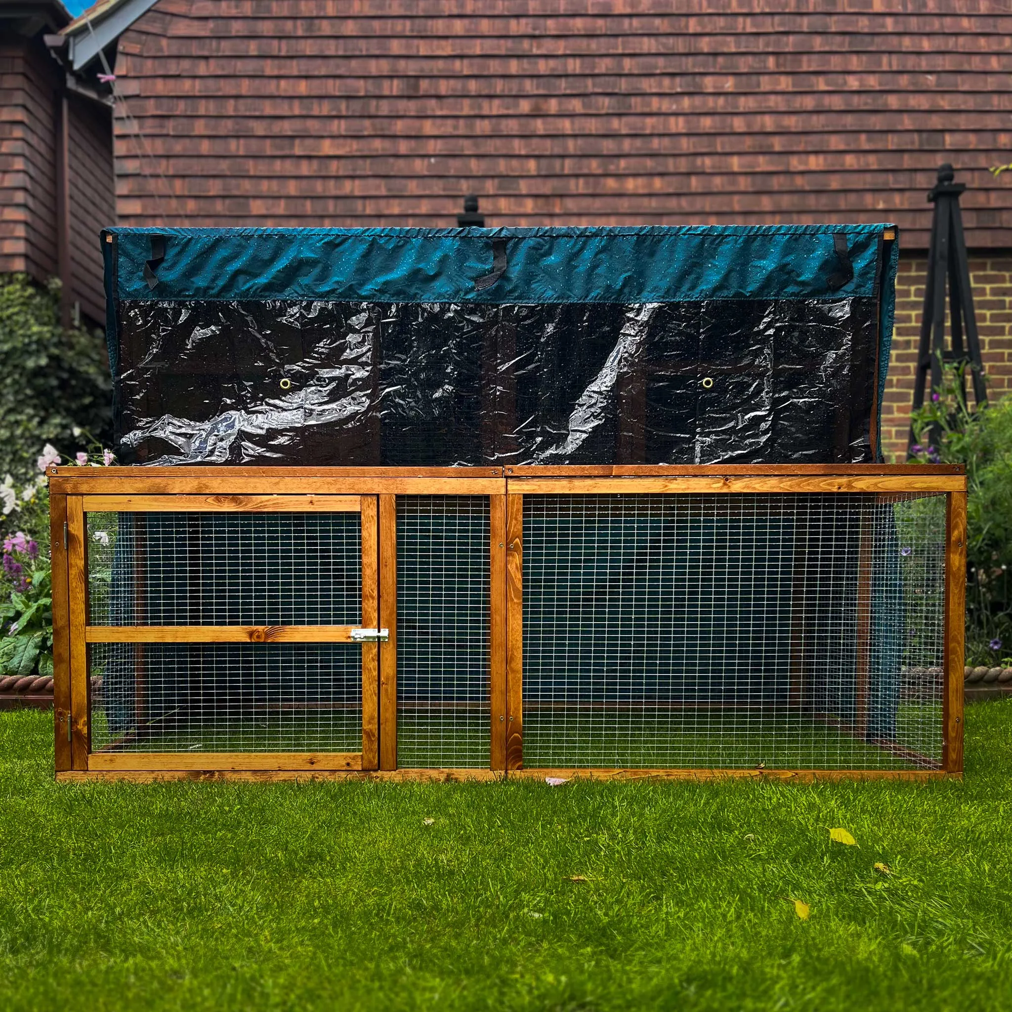 5ft Kendal Rabbit Hutch and Run Cover | Protect Your Hutch From The Weather With Day Dry™ Rain Covers