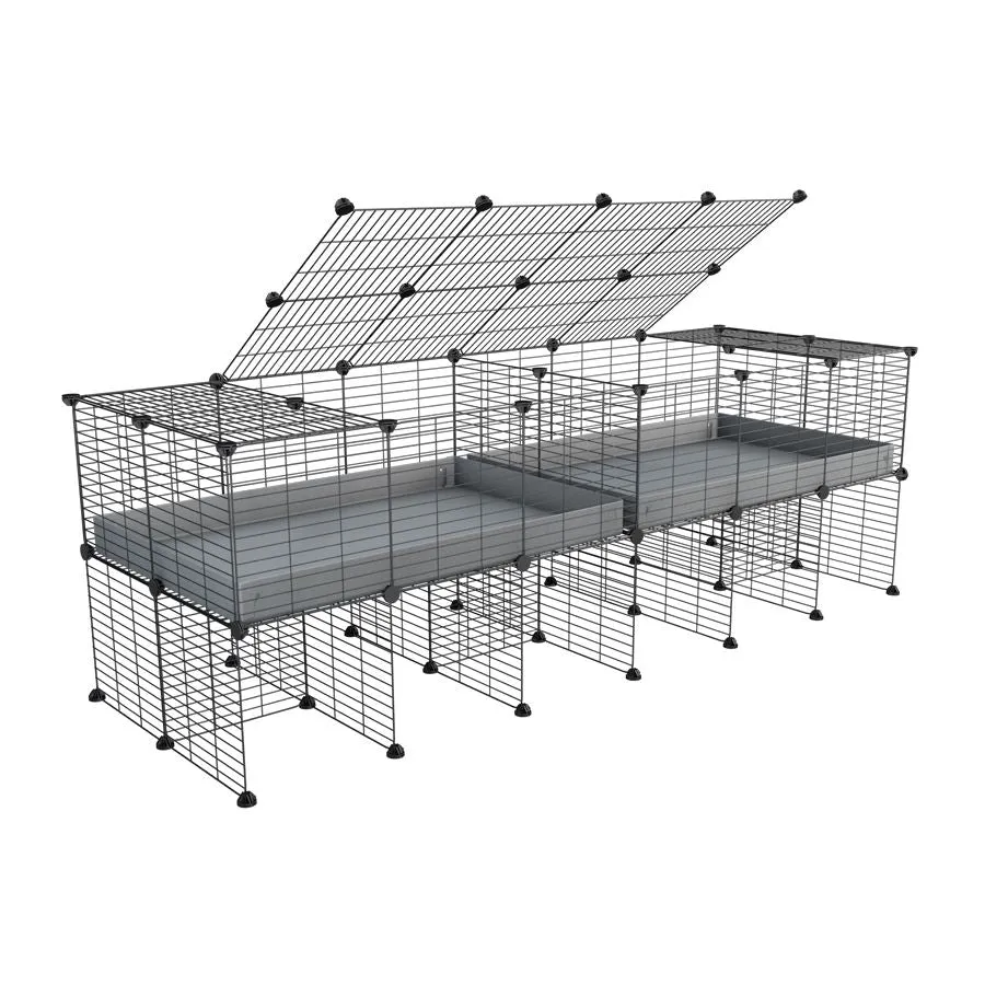 6x2 C&C Cage with Divider & Stand