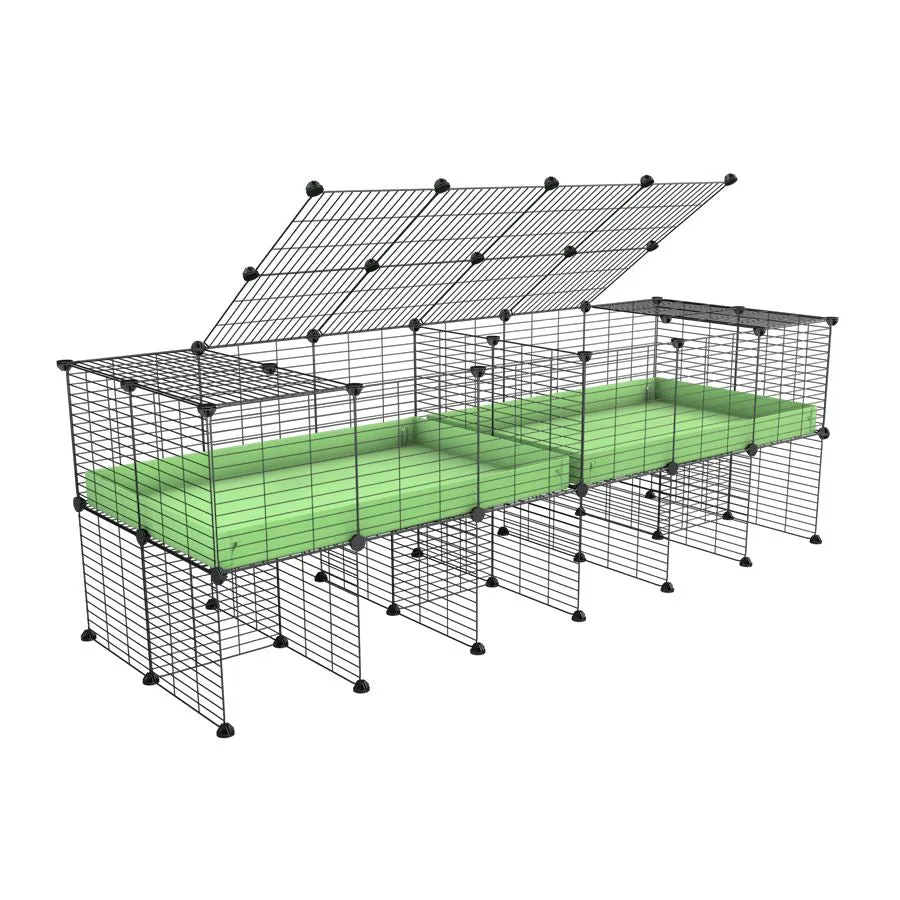 6x2 C&C Cage with Divider & Stand