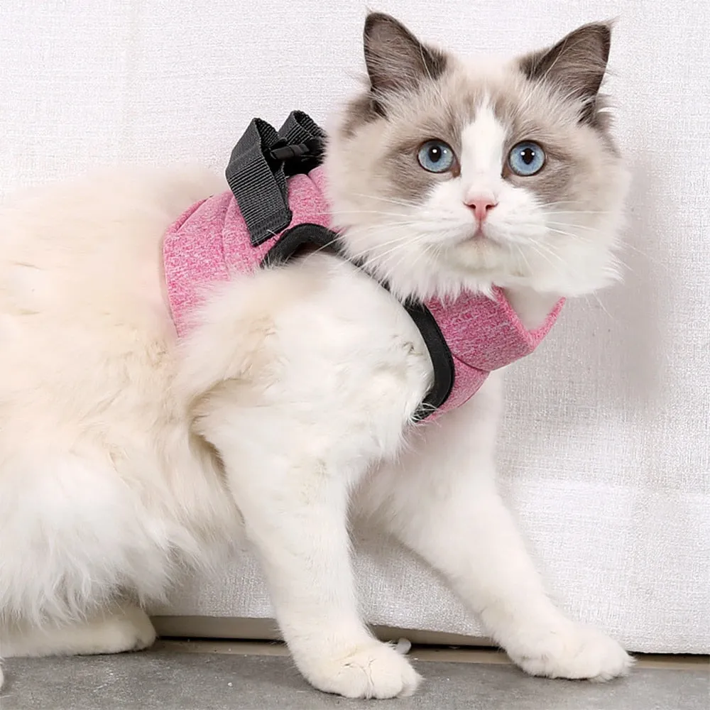 Adjustable Anti-Escape Kitten Harness Traction Belt