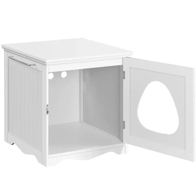 Anniepaw Chic Hideaway Cat Litter Station: Dual-Purpose Side Table and Litter Box Enclosure