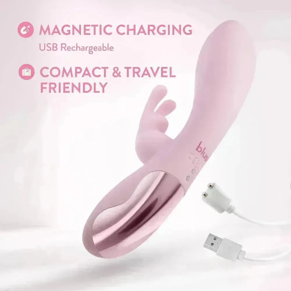 Blush - Morgan -  19.7 cm USB Rechargeable Rabbit Vibrator