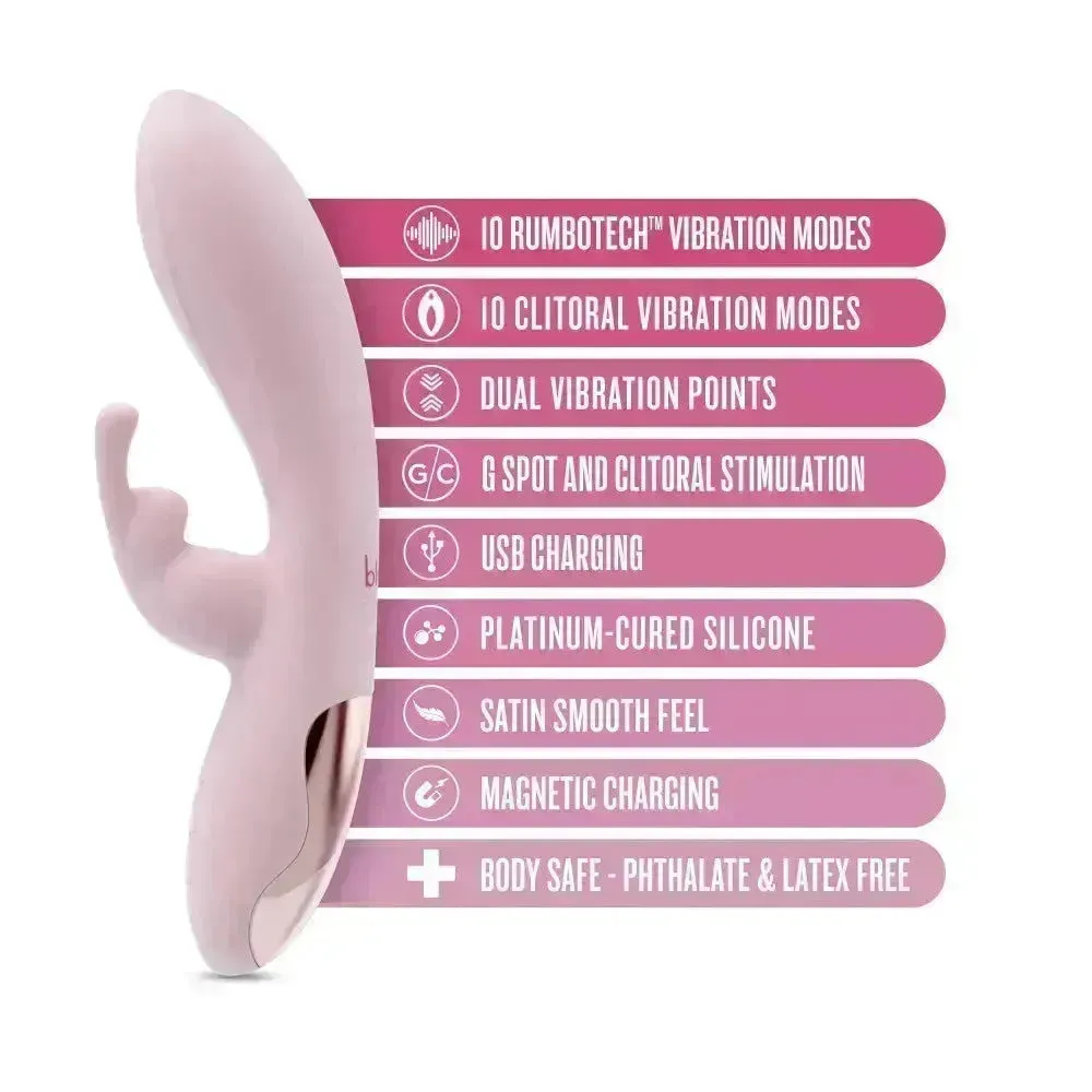 Blush - Morgan -  19.7 cm USB Rechargeable Rabbit Vibrator