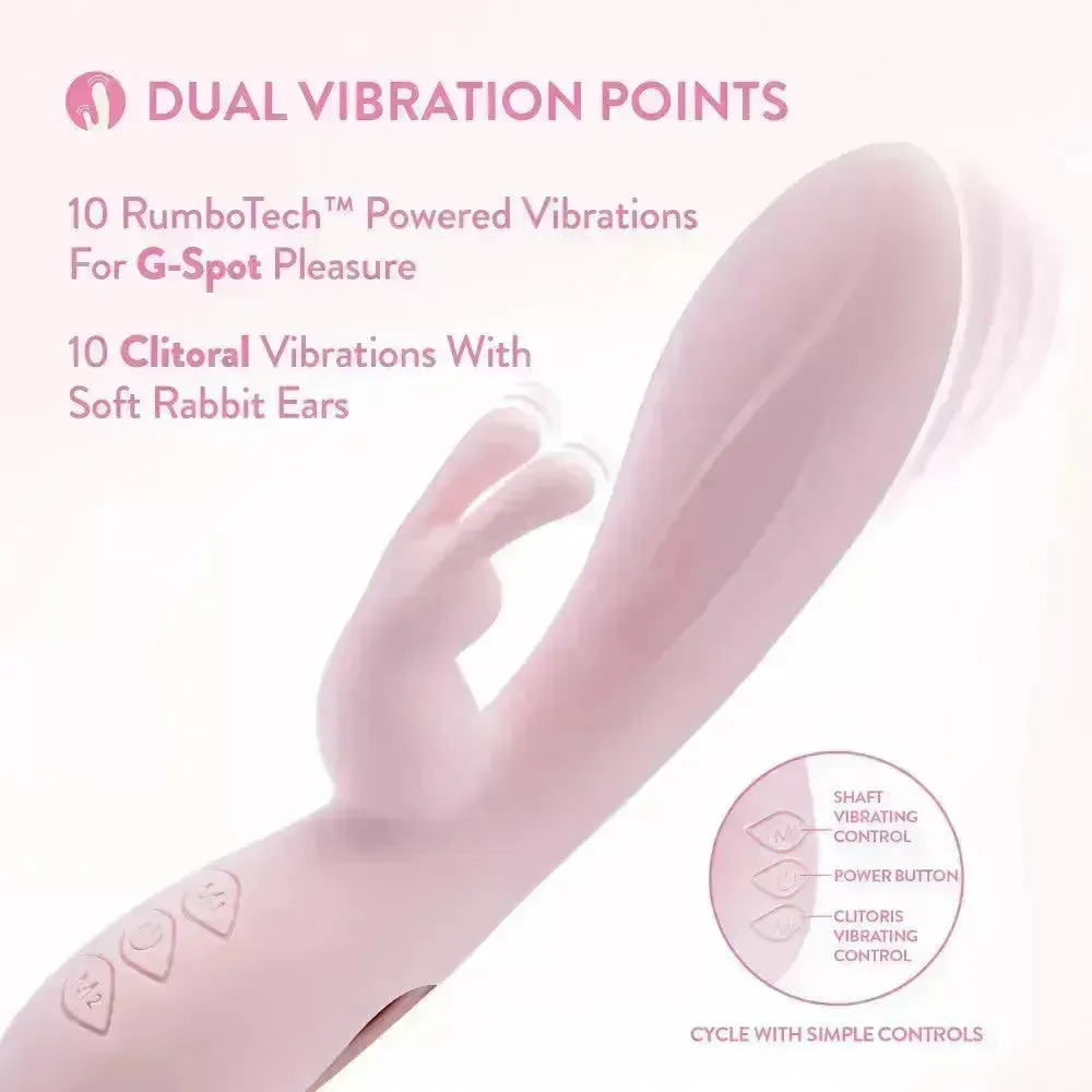 Blush - Morgan -  19.7 cm USB Rechargeable Rabbit Vibrator