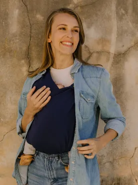 Boba Bliss Baby Carrier in Navy Blue