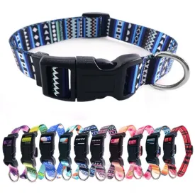 Bohemian Printing Dog Collars
