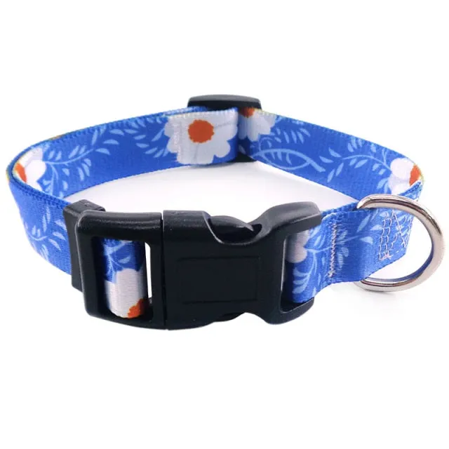 Bohemian Printing Dog Collars