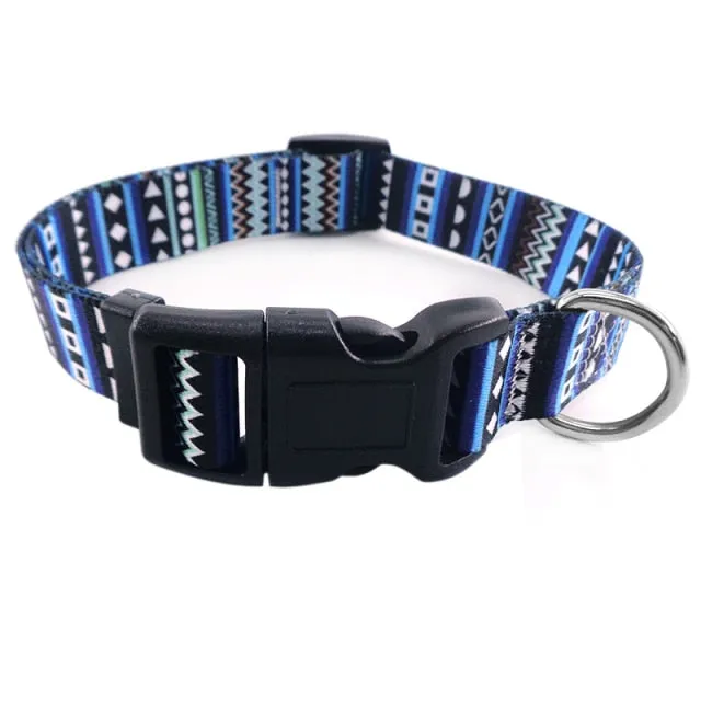 Bohemian Printing Dog Collars