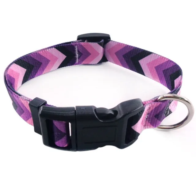 Bohemian Printing Dog Collars