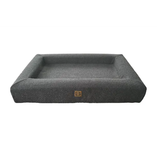 Boucle Orthopedic Pet Bed Charcoal - Large (100 x 65cm)