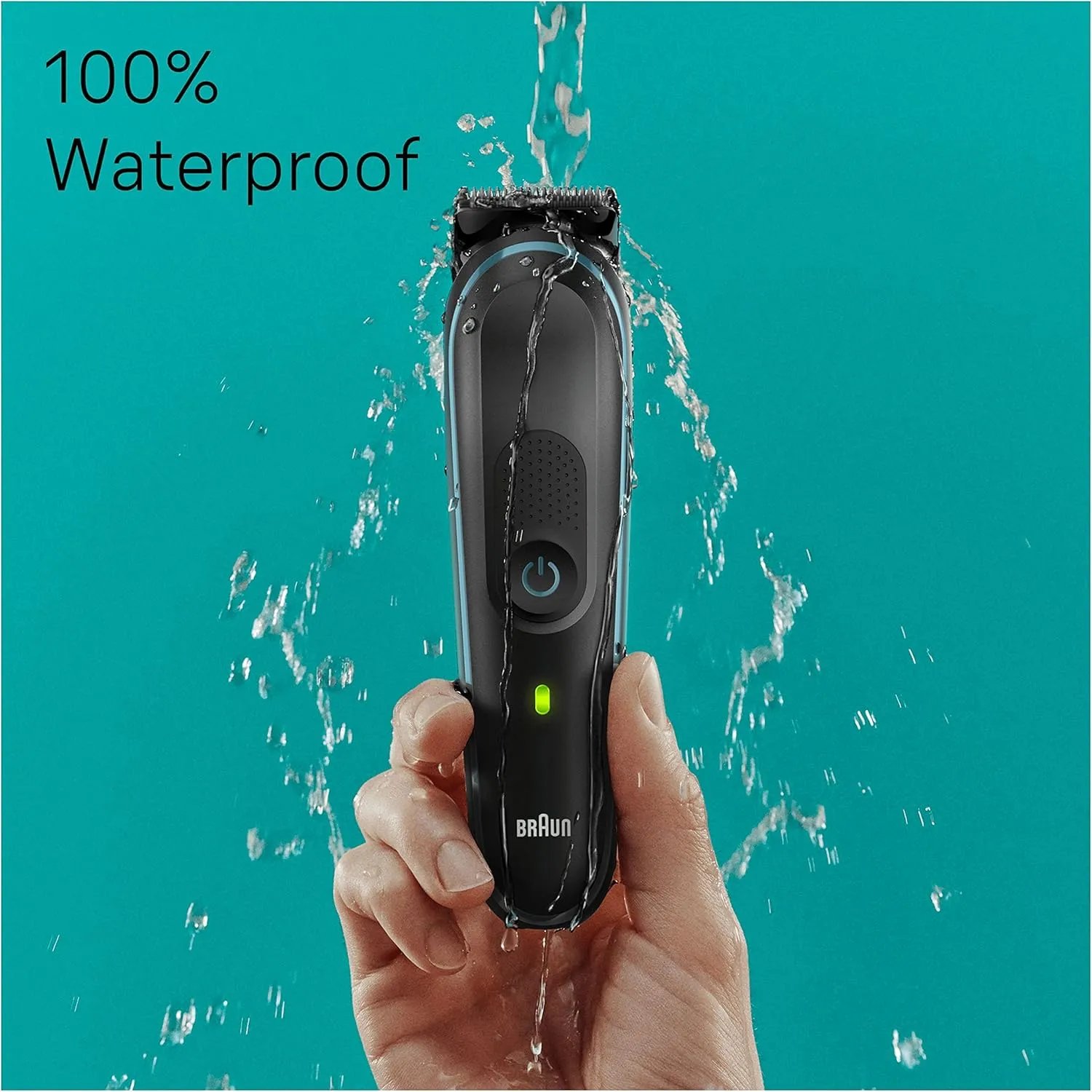 Braun 10-in-1 Grooming Kit Series 5, Beard Trimmer, Hair Clippers, Nose & Ear Trimmer, Precision Trimmer, MGK5445, UK Plug, Black