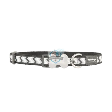 Bucklebone Reflective Ziggy Collar - Black