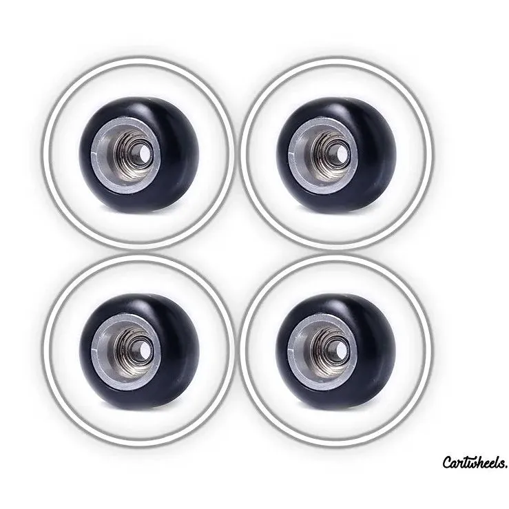 Cartwheels Classics V4R Supers Black & Silver Core