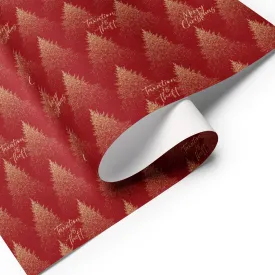 Christmas Trees Taxation is Theft Wrapping Paper
