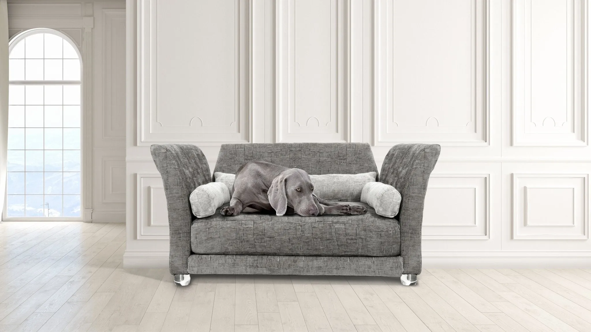 Club Nine Pets Lusso Orthopedic Dog Bed in Seal