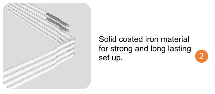 DIY Cage for Guinea Pig Setup 2 Level with Tray 1.5cm Metal Mesh Black (no accessories)
