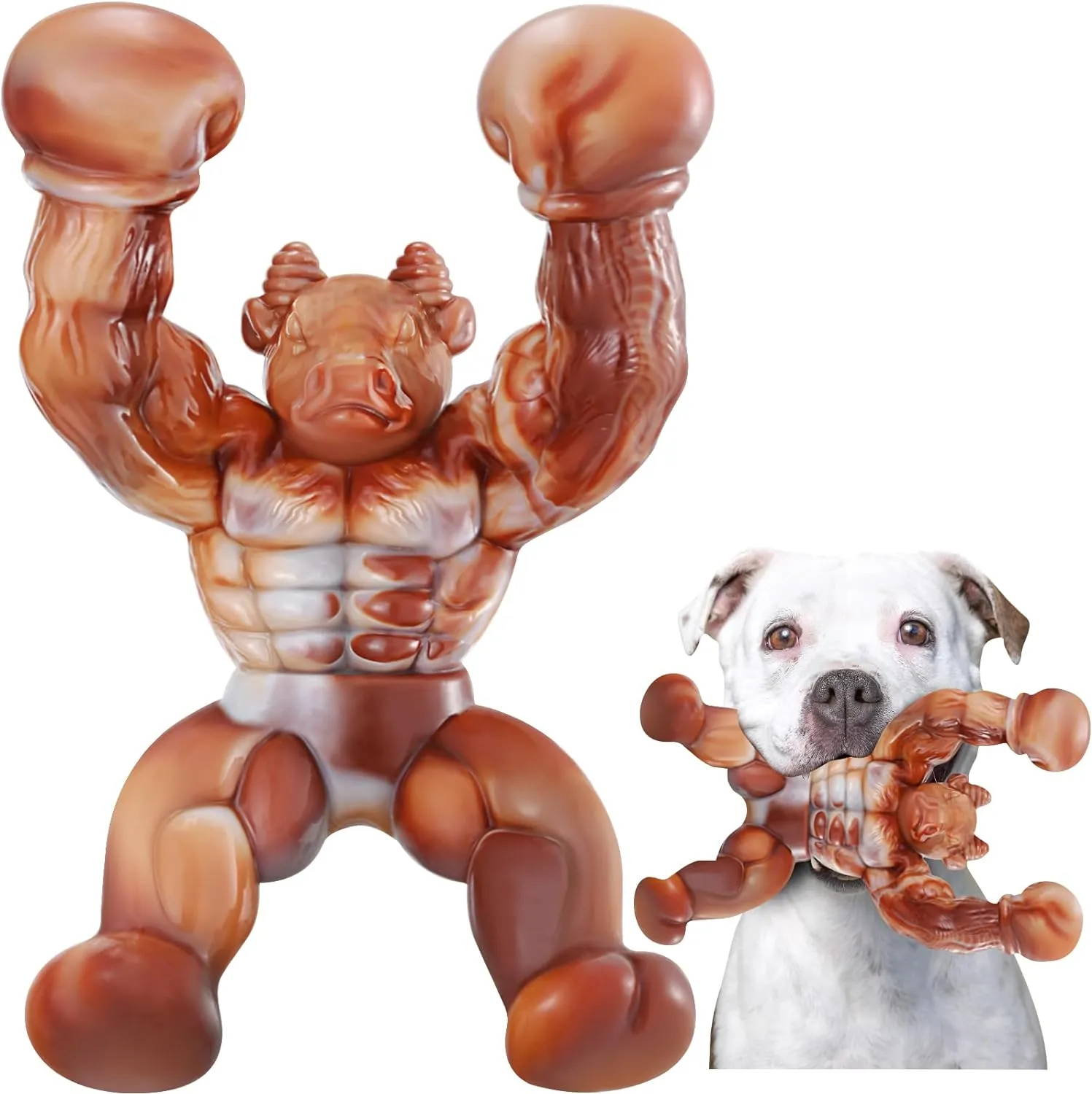 Dog Toys for Aggressive Chewers, Indestructible Dog Toys, Tough Toys for Aggressive Chewers to Keep Them Busy, Dog Chew Toys for Small/Medium/Large Dogs