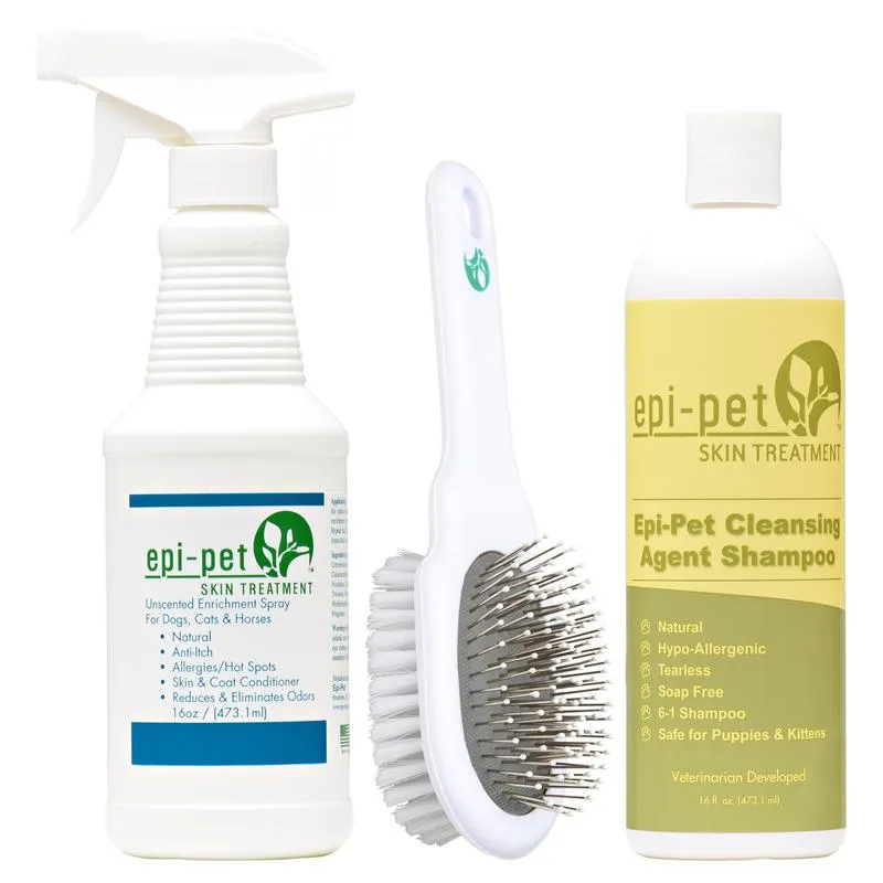 Epi-Pet Large Basic Skin & Coat Care Kit D 16 oz. (Unscented) for Dogs & Cats