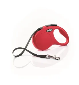 Flexi Classic Tape Rectractable Dog Leash - 33 Lbs - Red - Small - 16 Feet