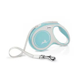 Flexi New Comfort Tape Rectractable Dog Leash - 55 Lbs - Blue - Medium - 16 Feet
