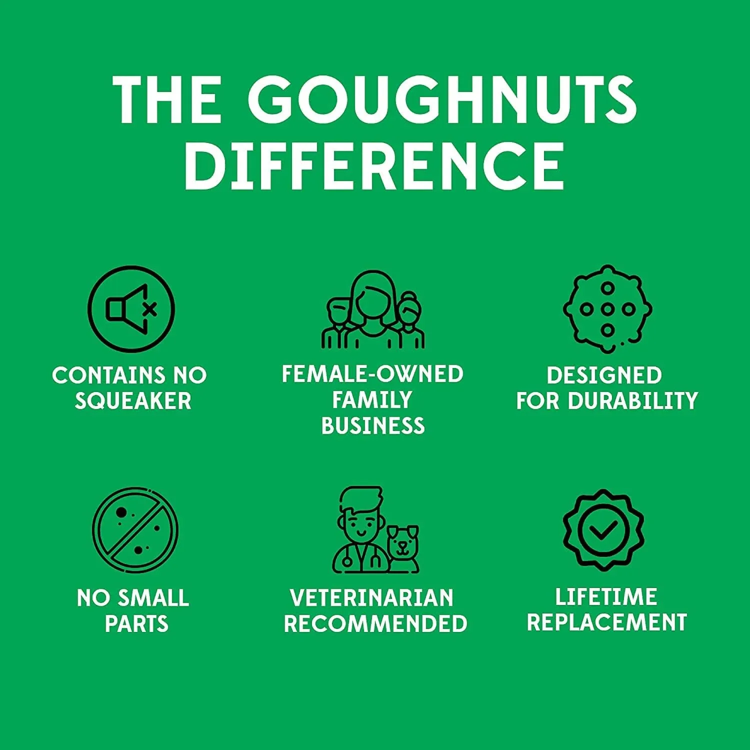 Goughnuts  Dog Toys for Aggressive Chewers | Virtually Indestructible Dog Toy Stick for Small Breeds | Heavy Duty Dog Toy | Orange