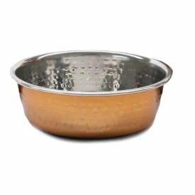Hammered Copper Pet Bowl 940ml