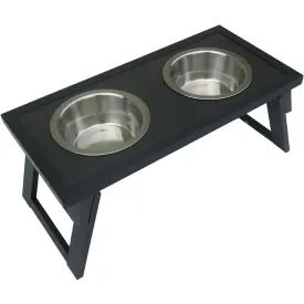 Home HiLo Adjustable Double Diner Cat/Dog Bowl