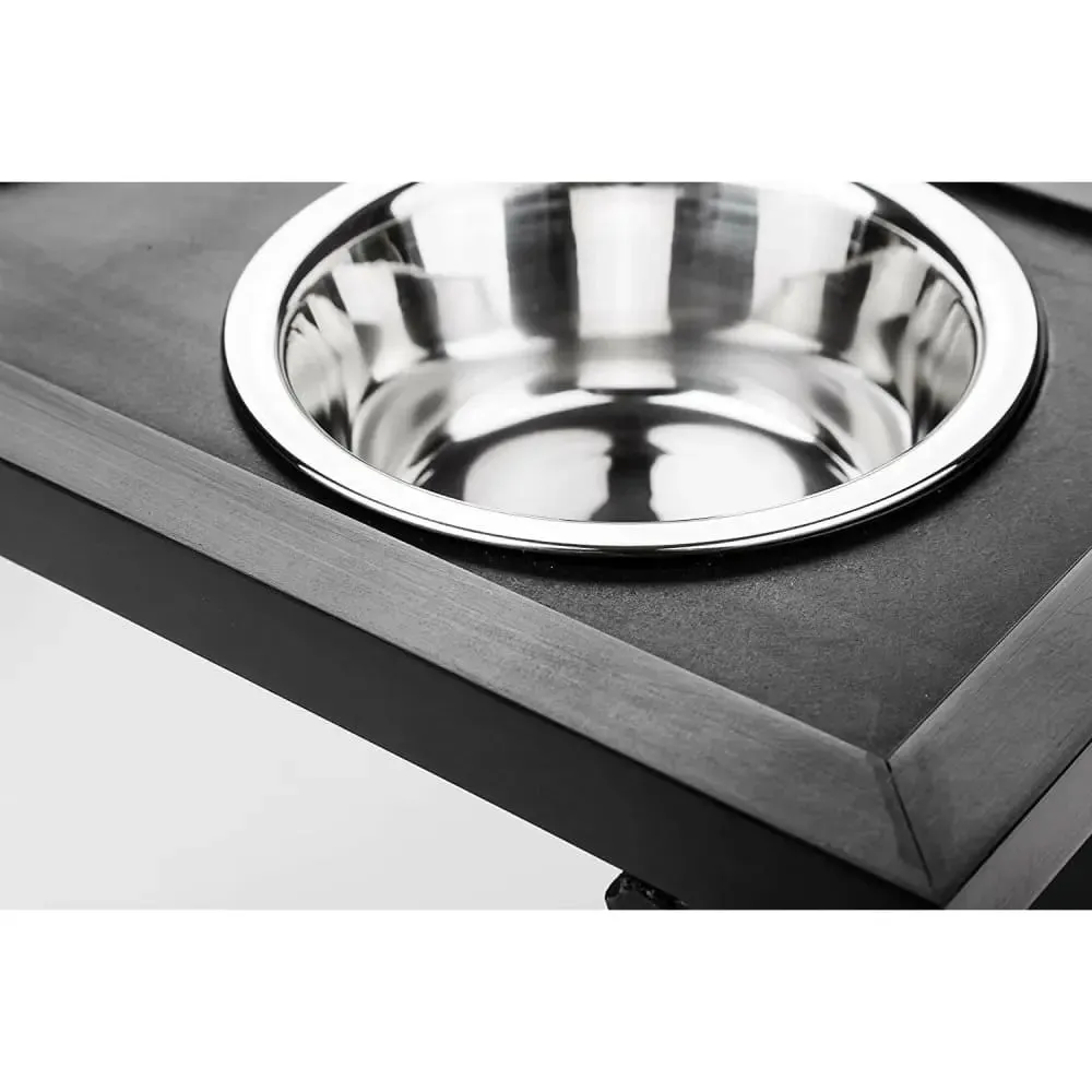Home HiLo Adjustable Double Diner Cat/Dog Bowl