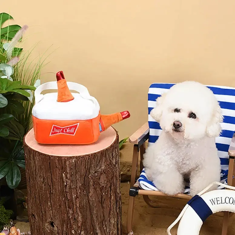 Hugsmart Pet Food Party Beer Cooler Interactive Toys for Dogs