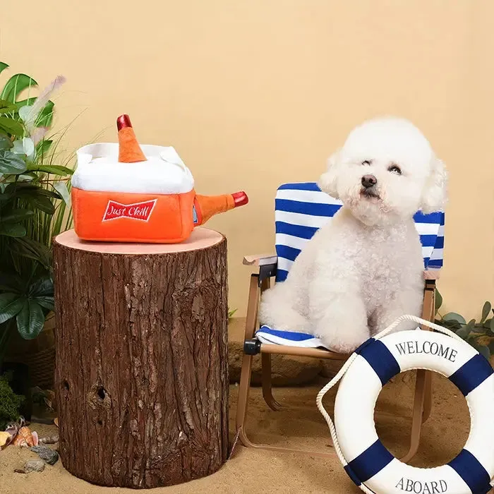 Hugsmart Pet Food Party Beer Cooler Interactive Toys for Dogs