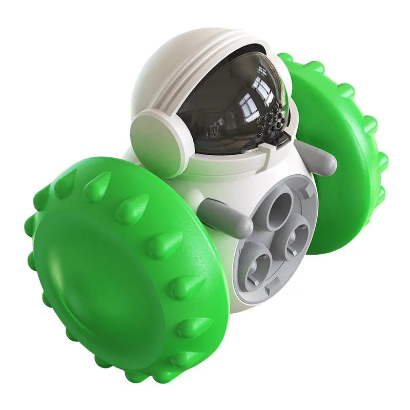 Interactive Dog Puzzle Toy with Slow Feeder Tumbler for Pet Food Dispenser