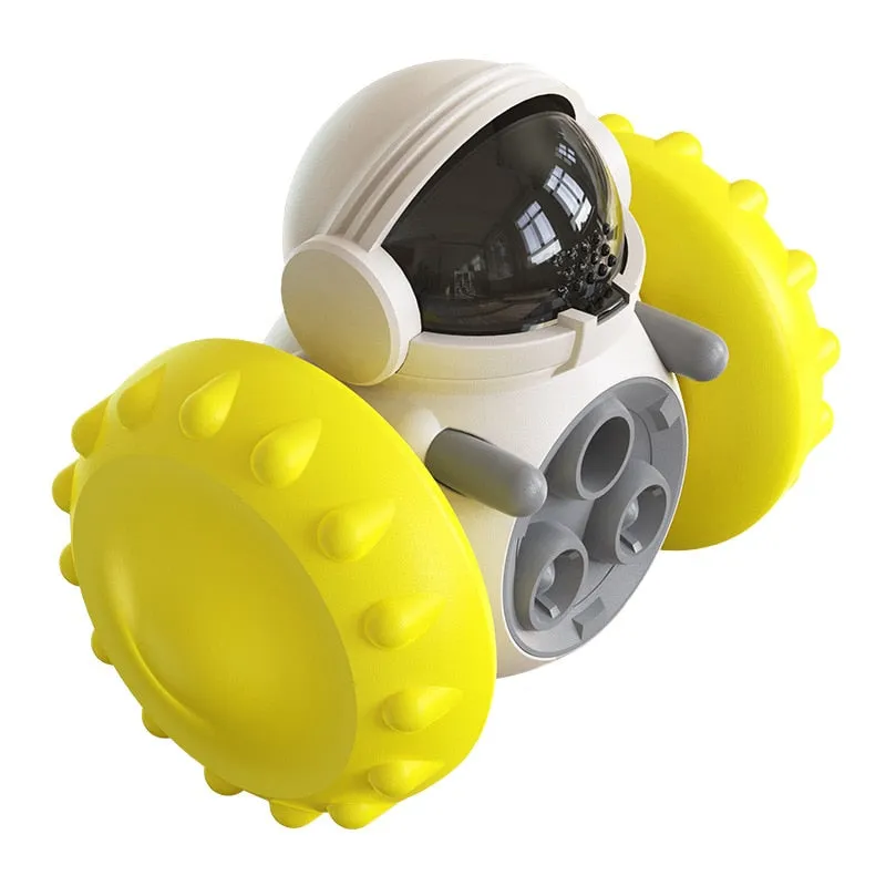 Interactive Dog Puzzle Toy with Slow Feeder Tumbler for Pet Food Dispenser