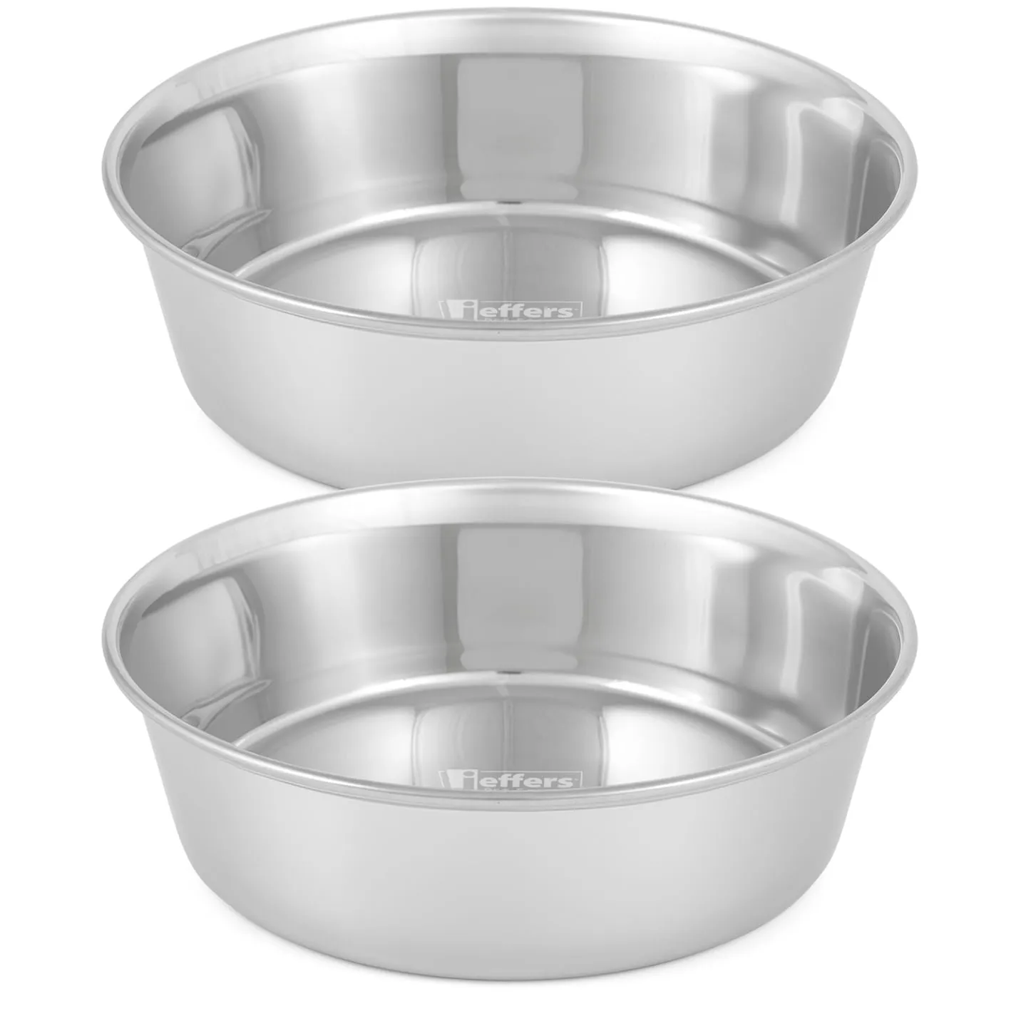 Jeffers Heavy Duty Stainless Steel Food & Water Bowls for Pets