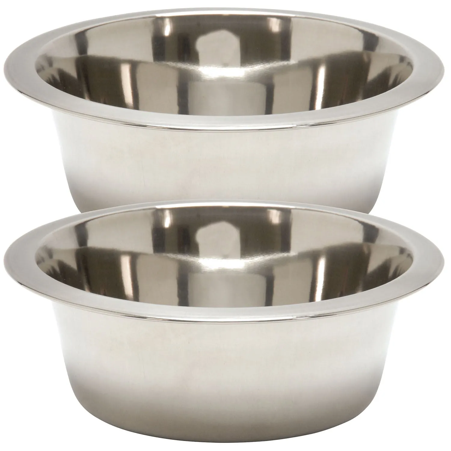 Jeffers Heavy Duty Stainless Steel Food & Water Bowls for Pets