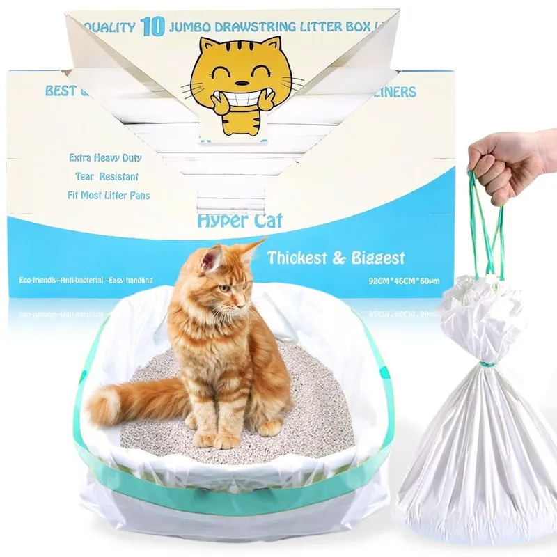 Jumbo Cat Litter Box Liners 10