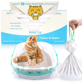 Jumbo Cat Litter Box Liners 10