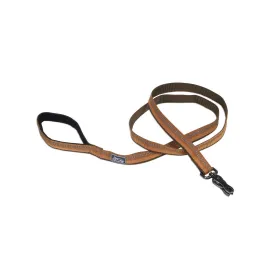 K9 Explorer® Reflective Dog Leash with Scissor Snap, Brown 1" x 6'