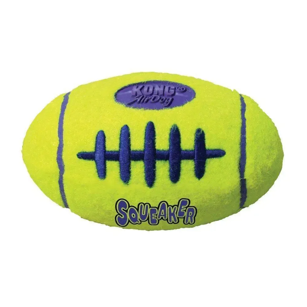 Kong® Airdog® Squeaker Football Dog Toys Yellow