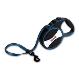 Kong Retractable Tape Leash Explore Blue