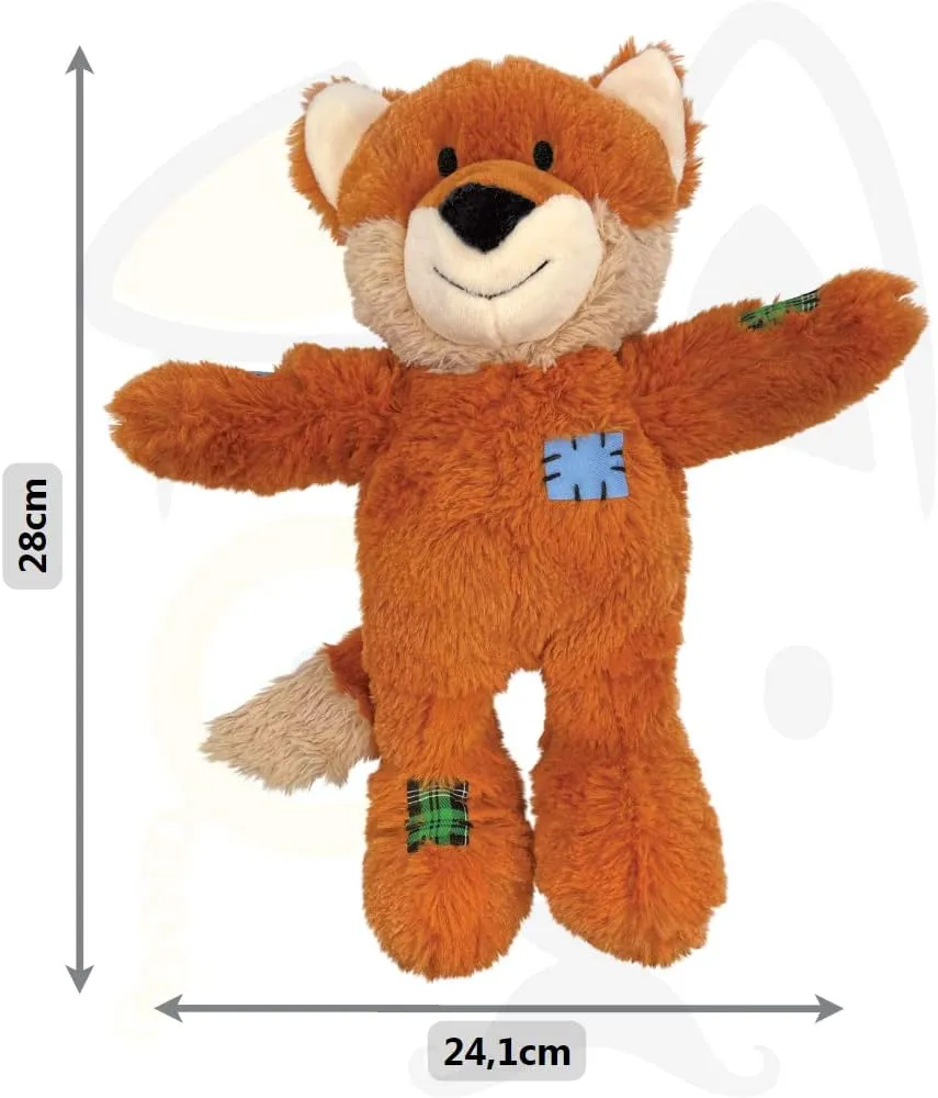 KONG - Wild Knots Fox - Internal Knotted Ropes and Minimal Stuffing for Less Mess - Dog Toy (Medium/Large)