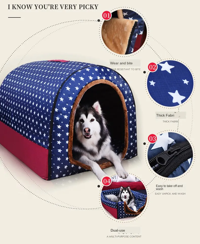 Large Pet Bed Dog House