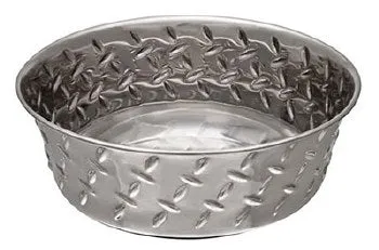 Loving Pets - Ruff-n-Tuff Diamond Plate Bowl - 473ml