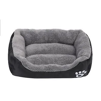 M 54*42cm black Pet cat, dog bed, soft and comfortable pet nest AZ21794