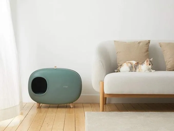 Makesure Cat Litter Box Dark Green